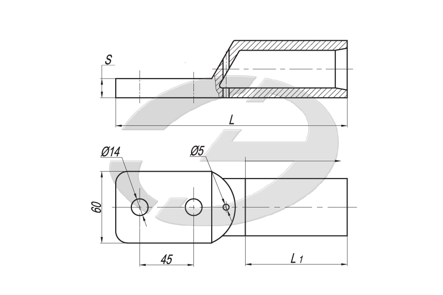 Аппаратный зажим А2А-50Т